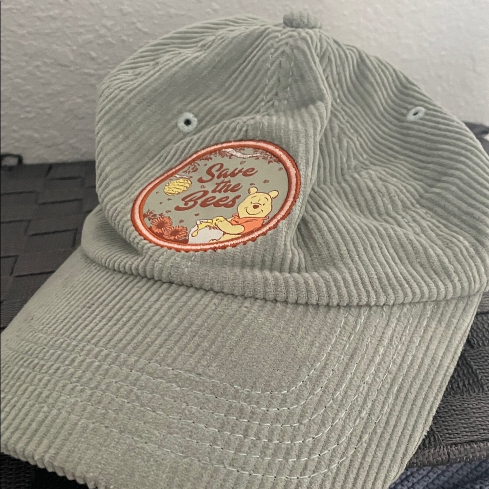 Corduroy Cap with Save the Bees Patch